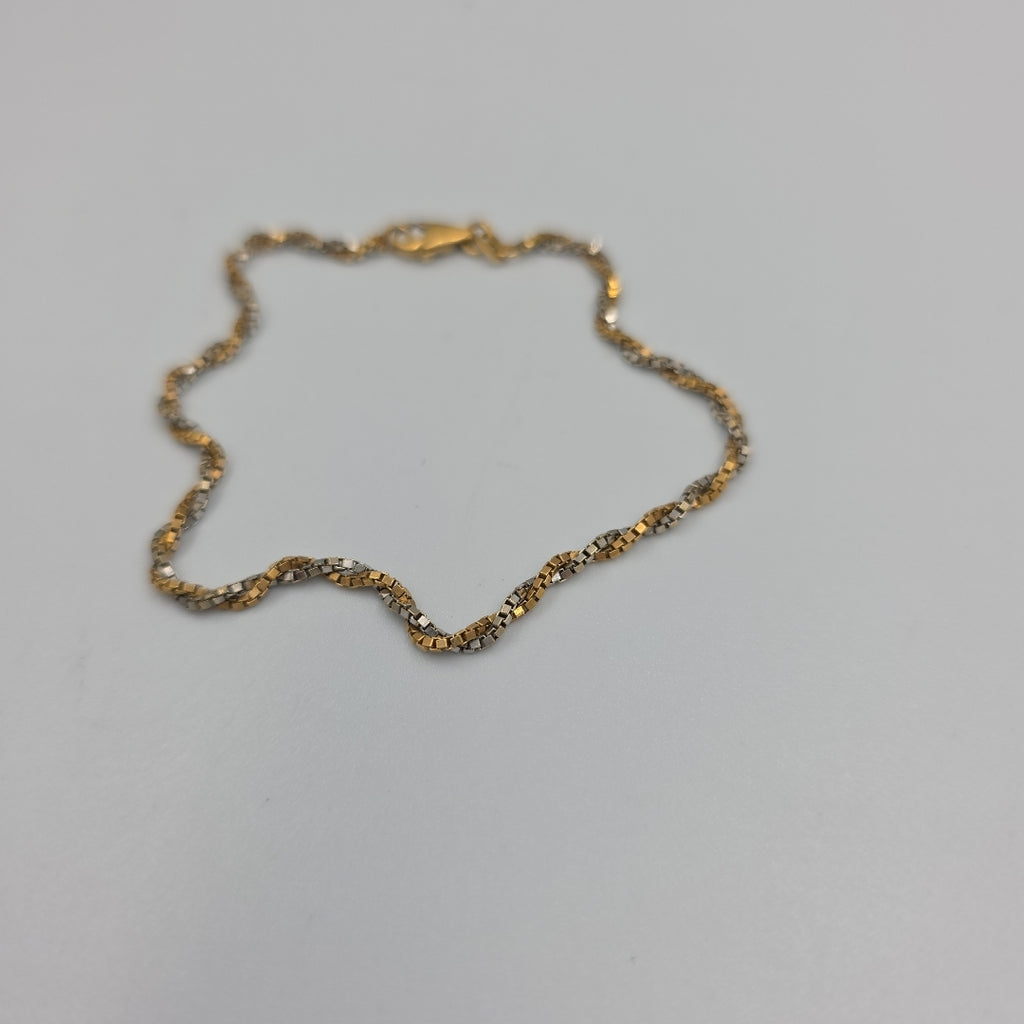 PULSERA ORO, ORO BLANCO 18 K 4.2 GRMS (SEMINUEVO)