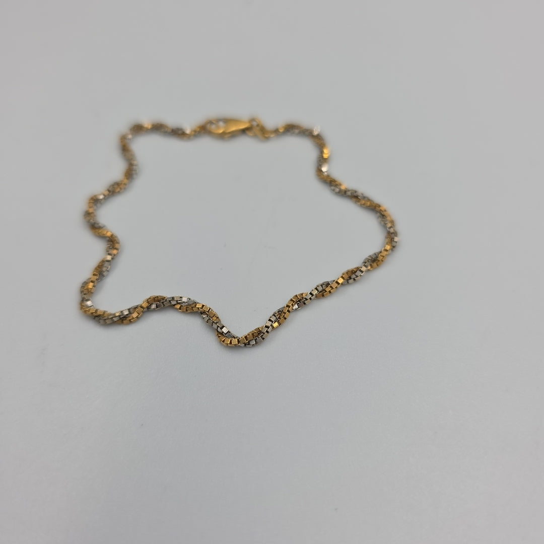 PULSERA ORO, ORO BLANCO 18 K 4.2 GRMS (SEMINUEVO)
