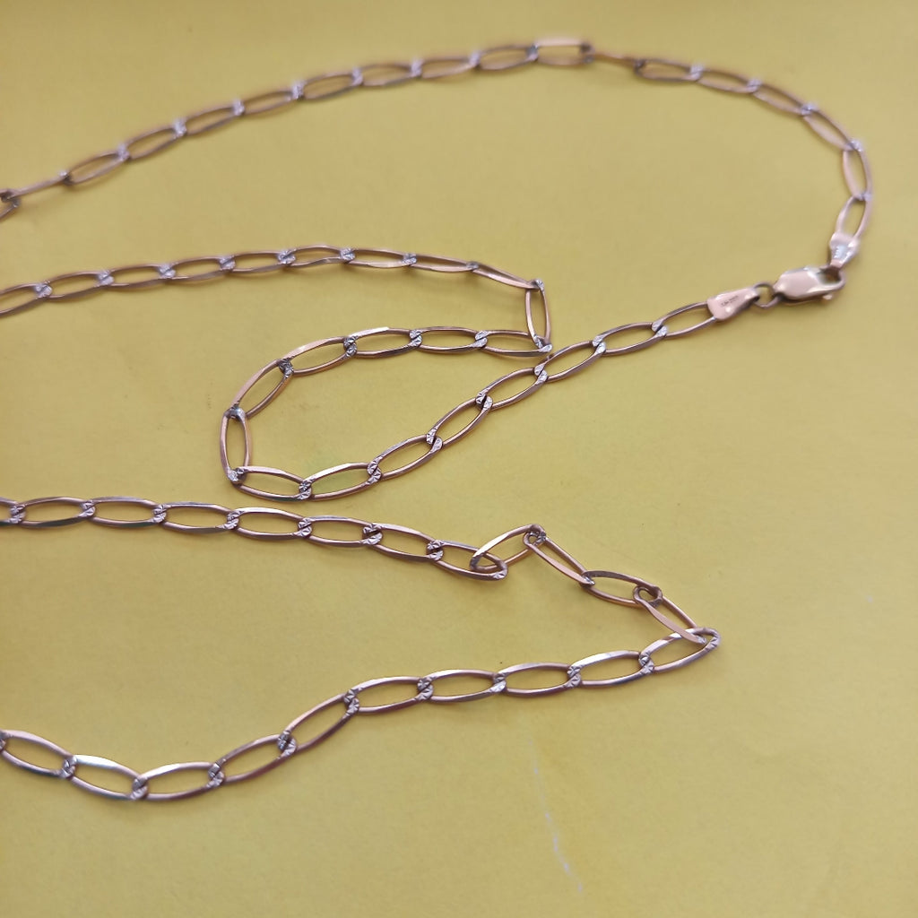 CADENA ORO, RODIADO 14 K 8.2 GRMS (SEMINUEVO)