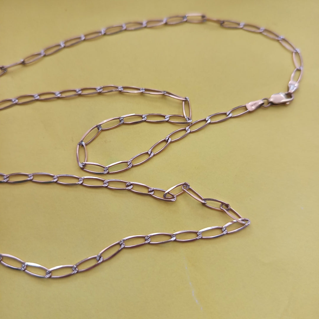 CADENA ORO, RODIADO 14 K 8.2 GRMS (SEMINUEVO)