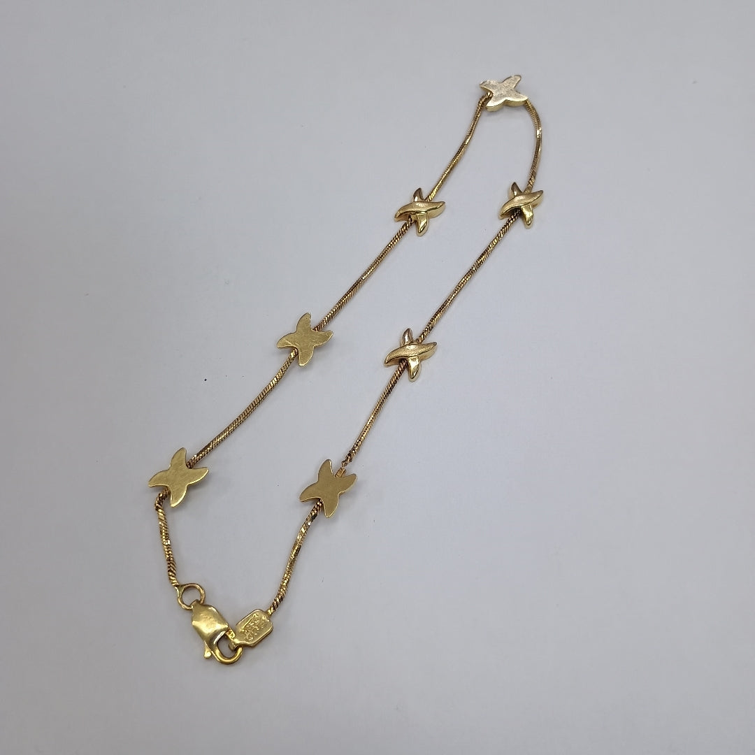 PULSERA ORO 14 K 3.9 GRMS (SEMINUEVO)