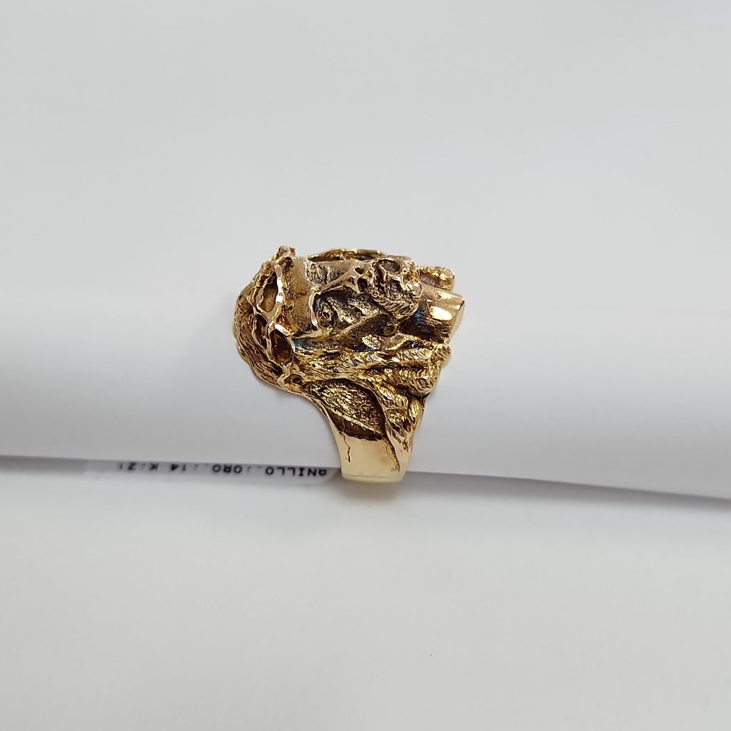ANILLO ORO 14 K 21 GRMS (SEMINUEVO)