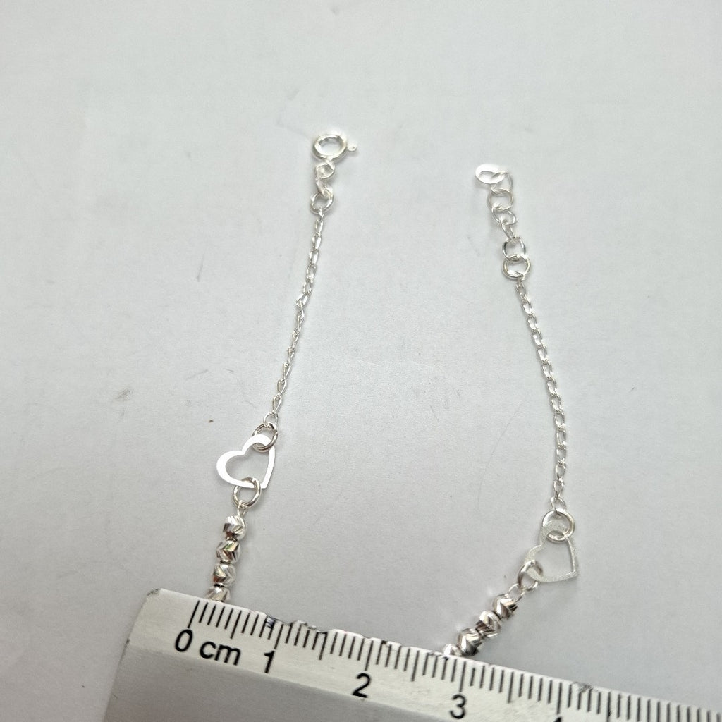 PULSERA TEJIDO LLAVE PLATA .925 18 CM 2.3 GR (NUEVO)