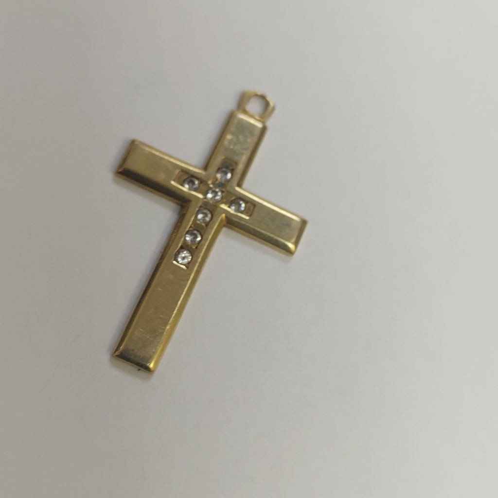 CRUZ, DIJE ORO 14 K 2.8 GRMS (SEMINUEVO)