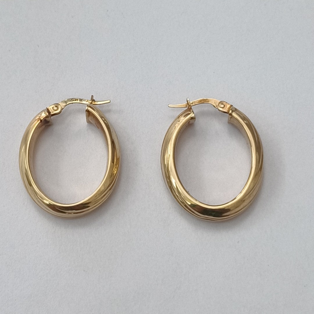 ARRACADAS PAR ORO 14 K 3.4 GRMS (SEMINUEVO)