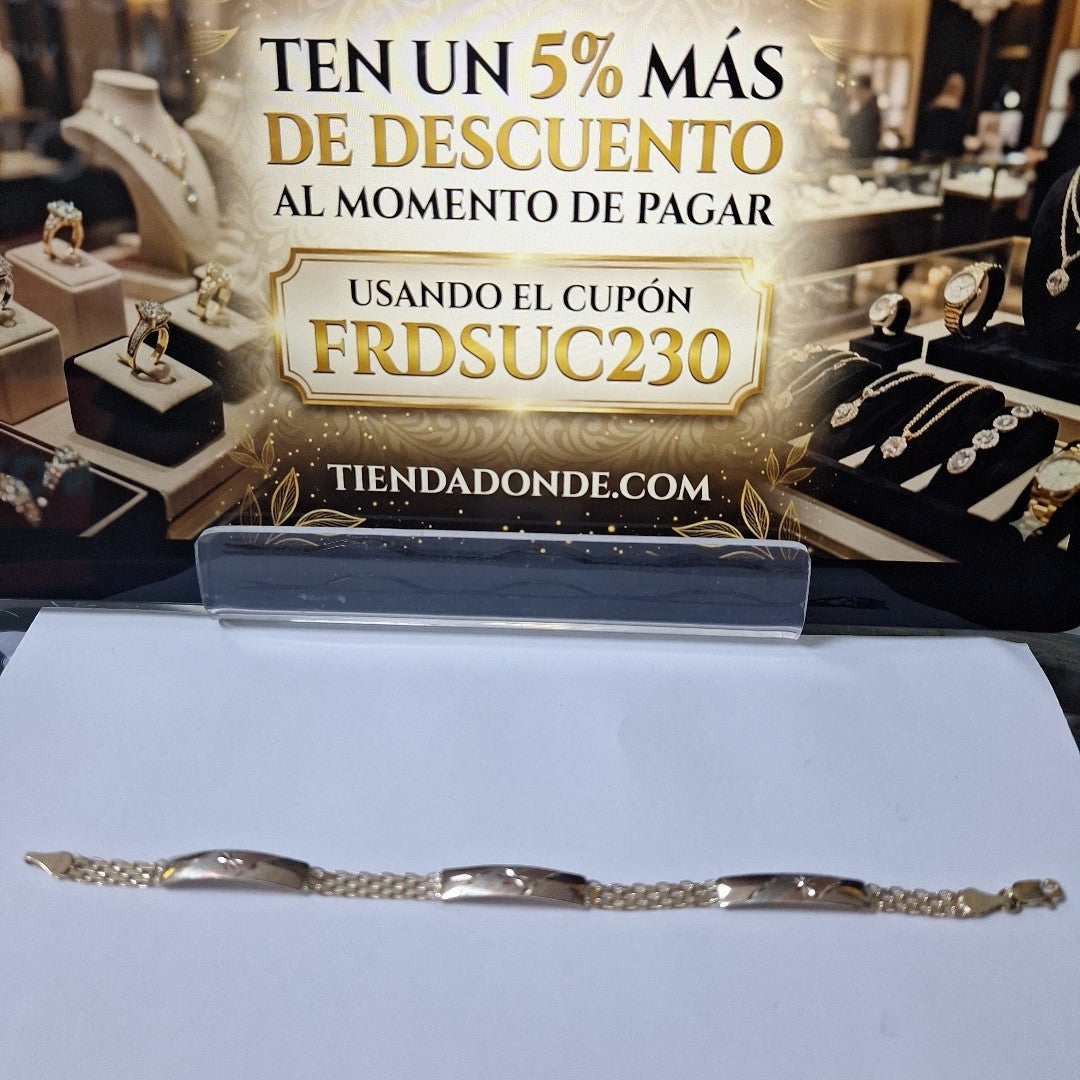 PULSERA ORO 10 K 4.2 GRMS (SEMINUEVO)