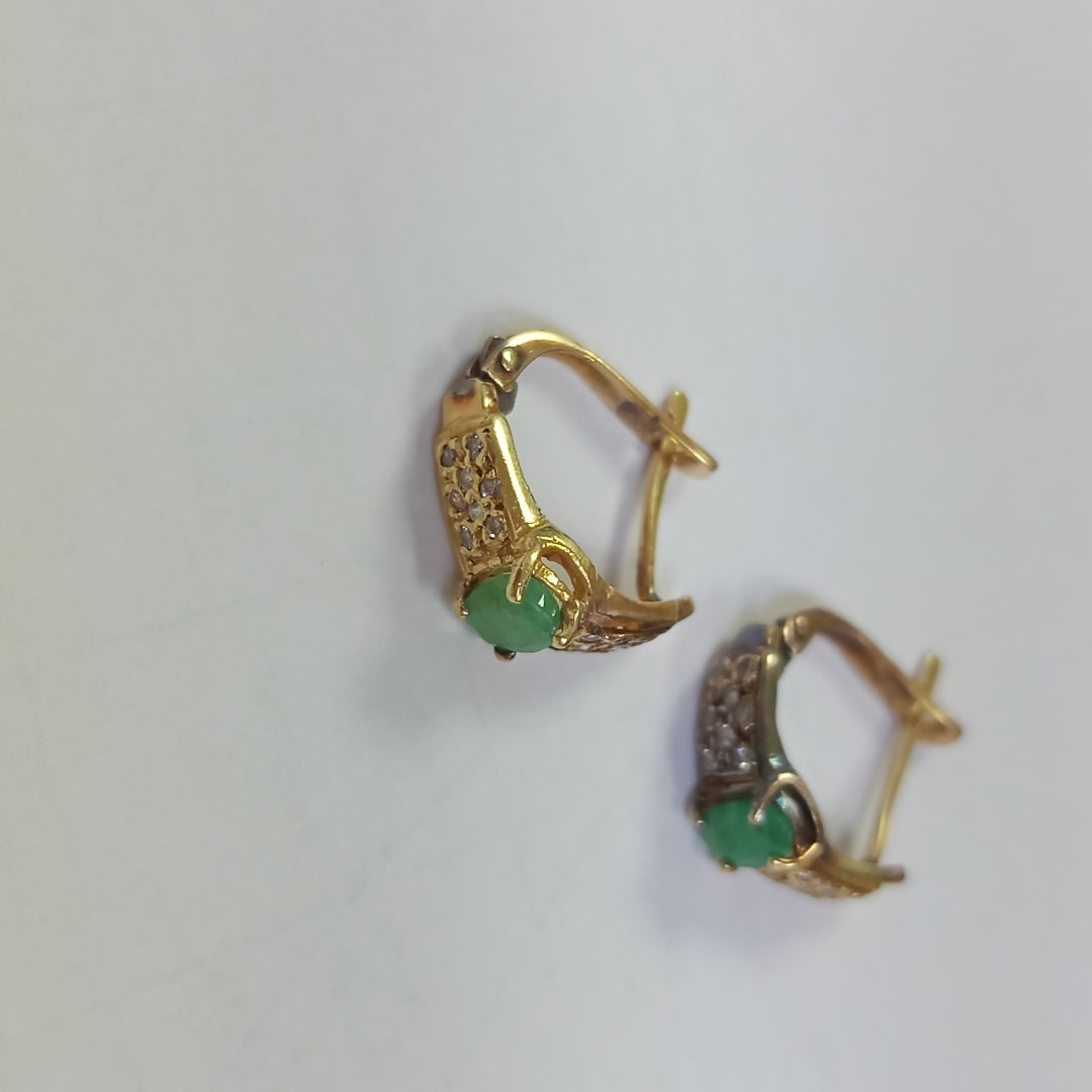 ARETES PAR ORO 8 K 4,00 GRMS (SEMINUEVO)