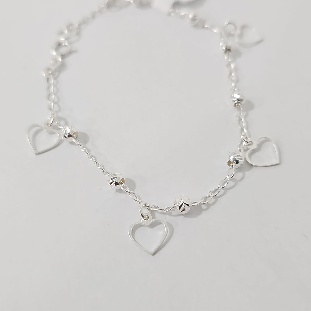 PULSERA TEJIDO ESPECIAL PLATA .925 18 CM 2.6 GR (NUEVO)