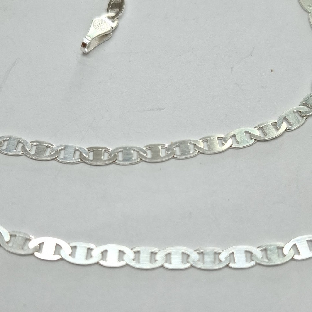CADENA TEJIDO GUCHI PLATA .925 55 CM 8.7 GR (NUEVO)