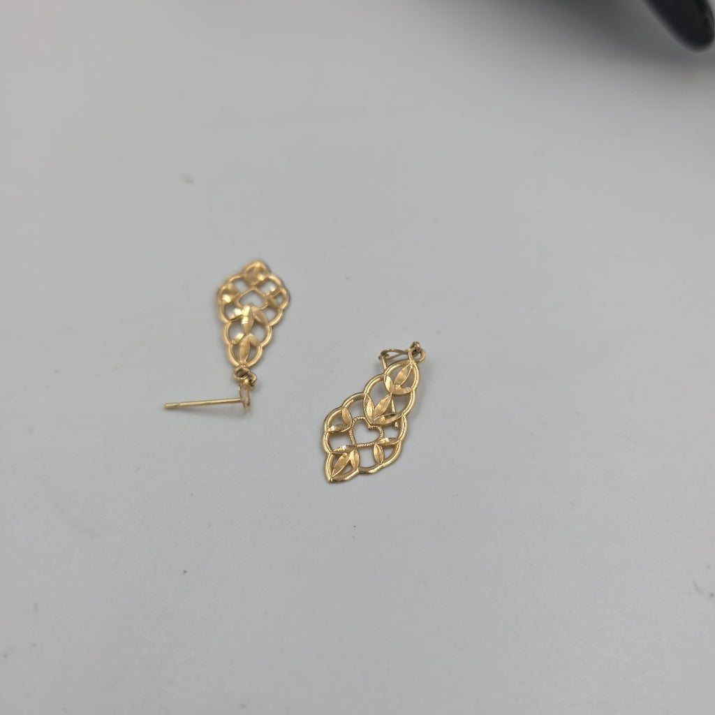 ARETES PAR ORO 14 K 0,90 GRMS (SEMINUEVO)