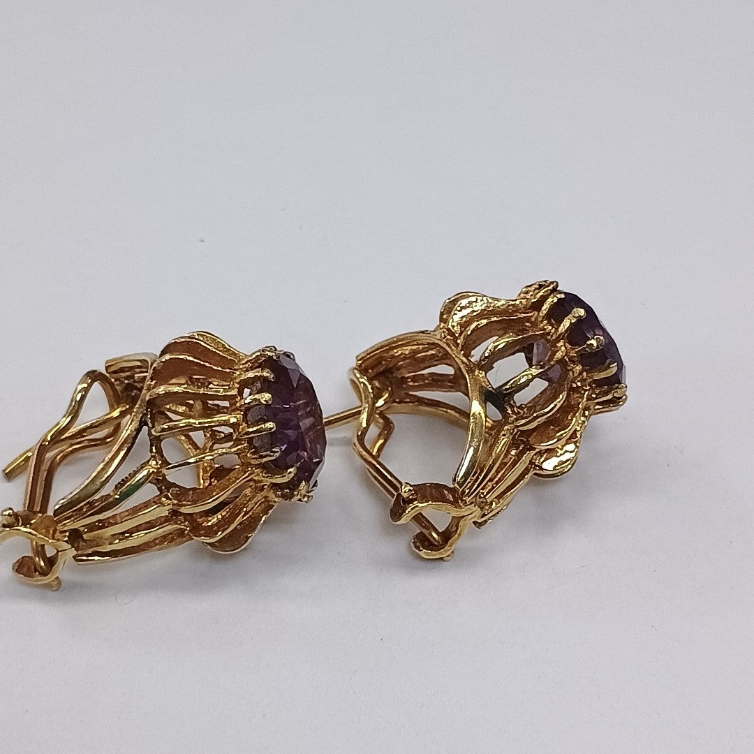 ARETES PAR ORO 14 K 9,70 GRMS (SEMINUEVO)