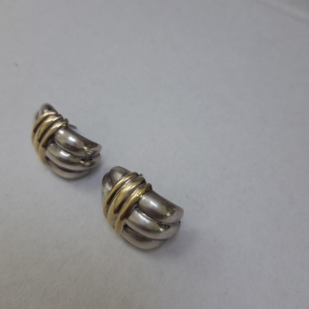 ARETES PAR PLATA 14,10 GRMS (SEMINUEVO)