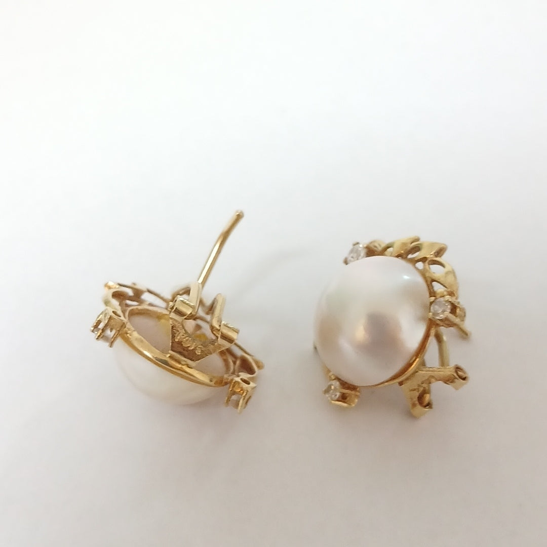 ARETES PAR ORO 14 K 7.1 GRMS (SEMINUEVO)