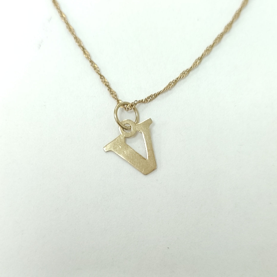CADENA, DIJE ORO 14 K 1.4 GRMS (SEMINUEVO)