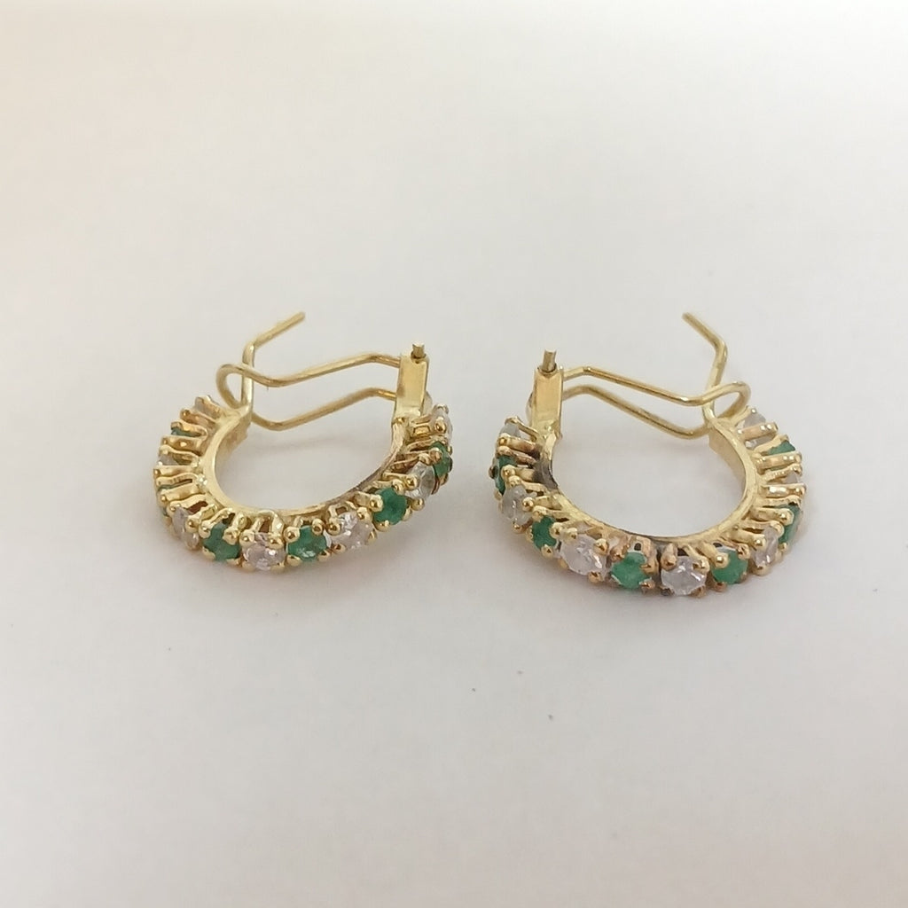 ARETES PAR ORO 14 K 3,20 GRMS (SEMINUEVO)