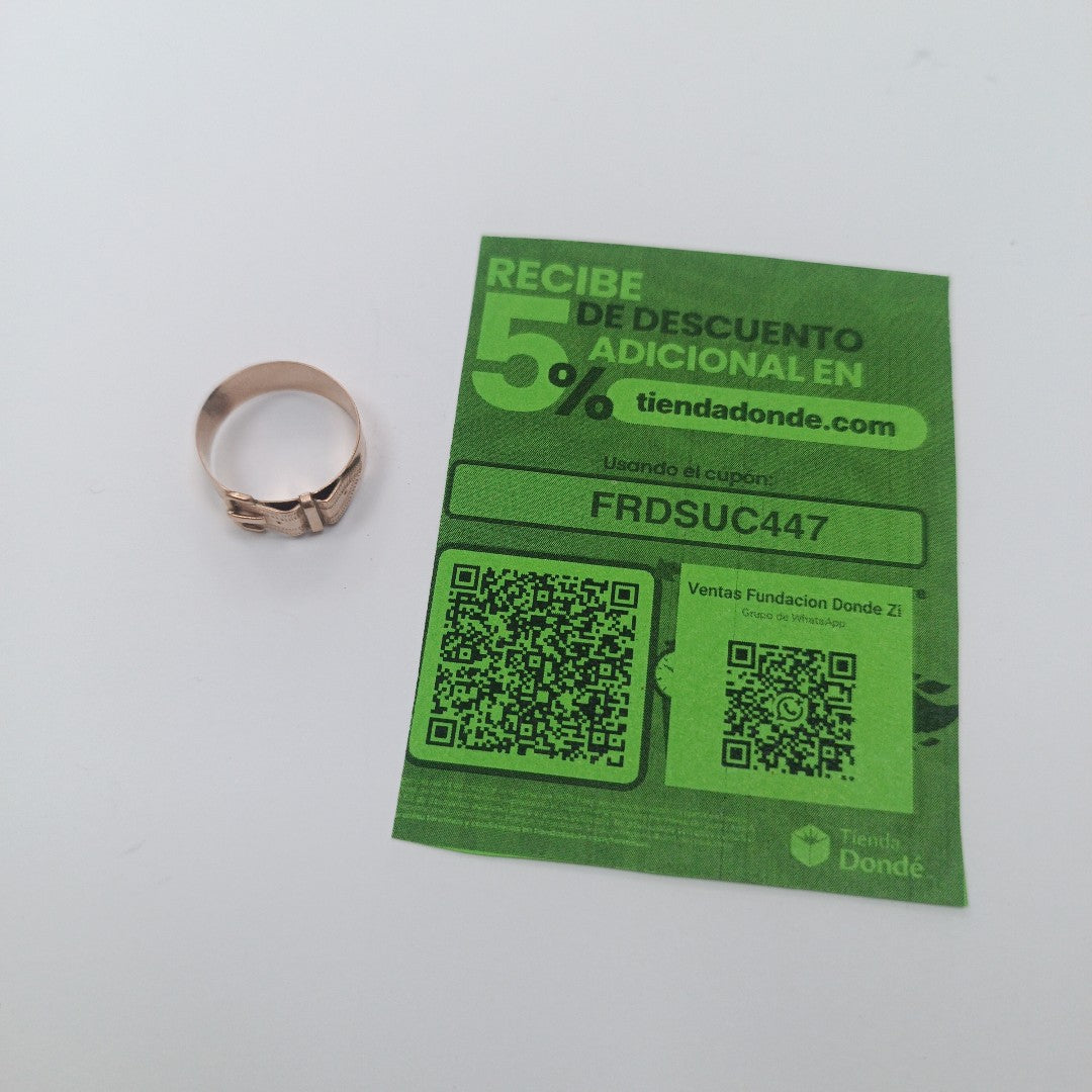 ANILLO ORO 10 K 2.5 GRMS (SEMINUEVO)
