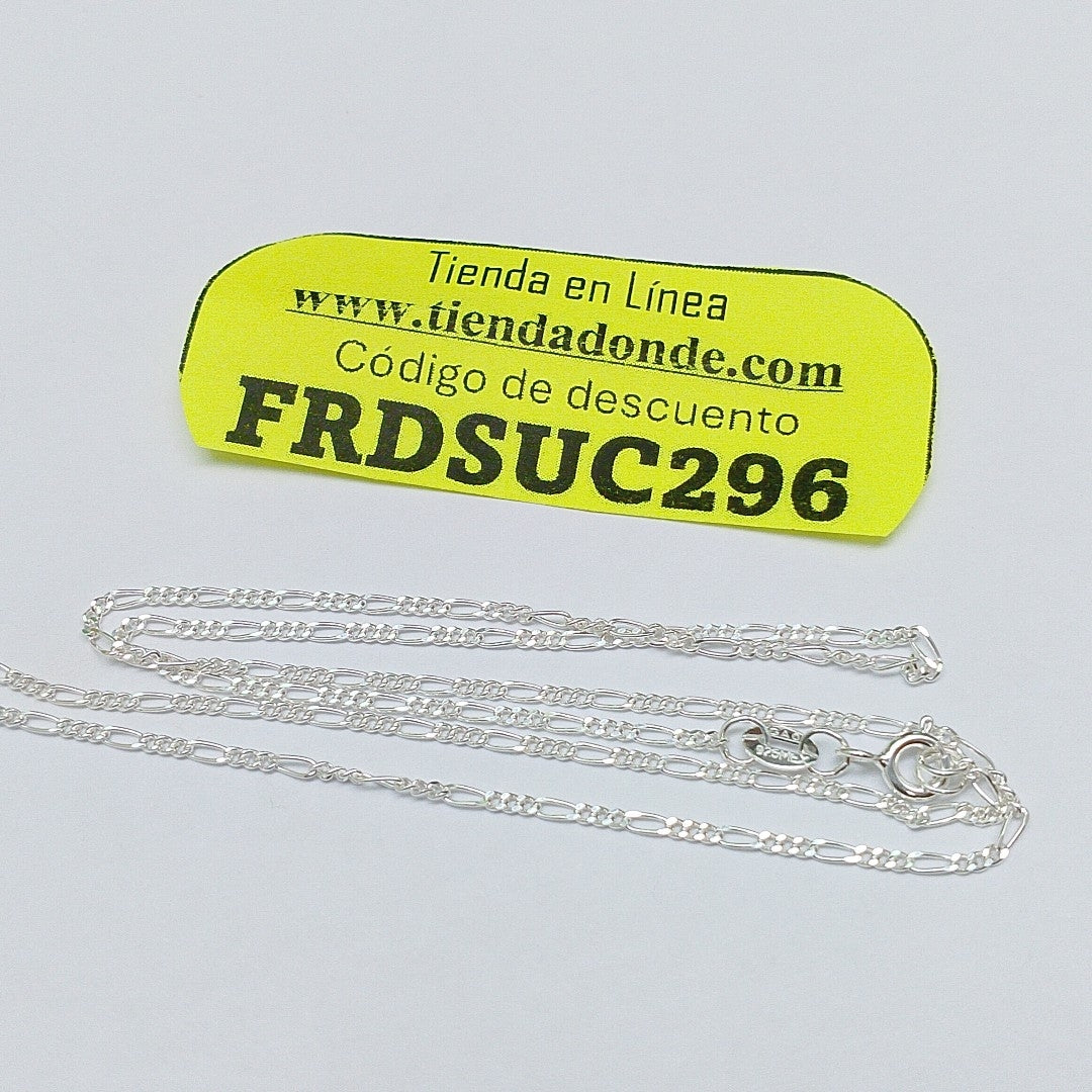 CADENA TEJIDO 3X1 PLATA .925 50 CM 2.3 GR (NUEVO)