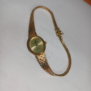 RELOJ CAJA Y PULSO ORO ORO 14 K 13.3 GRMS (SEMINUEVO)