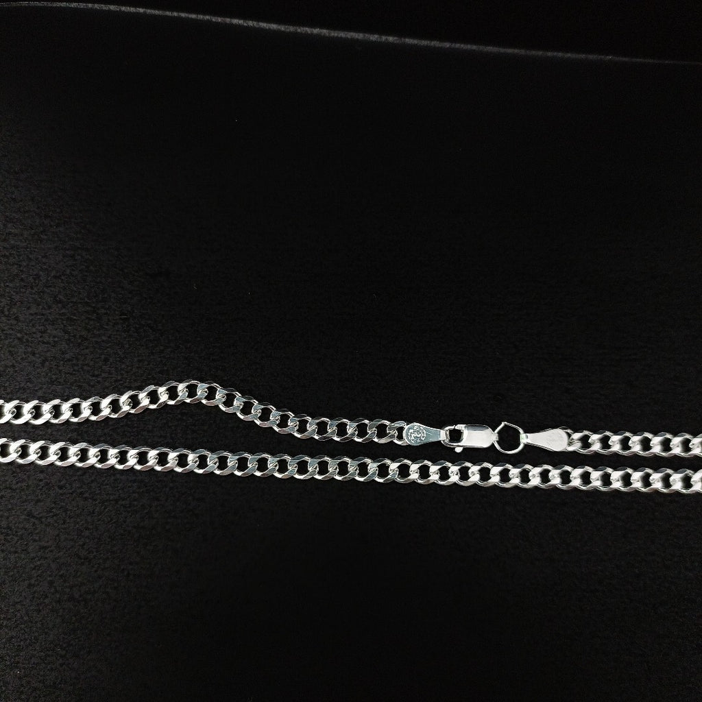CADENA TEJIDO BARBADO PLATA .925 60 CM 14 GR (NUEVO)