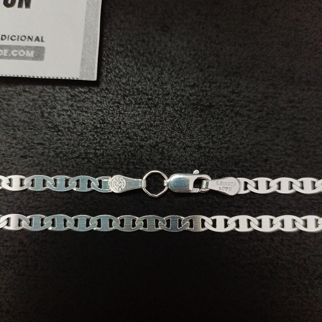 CADENA TEJIDO GUCHI PLATA .925 60 CM 9.2 GR (NUEVO)