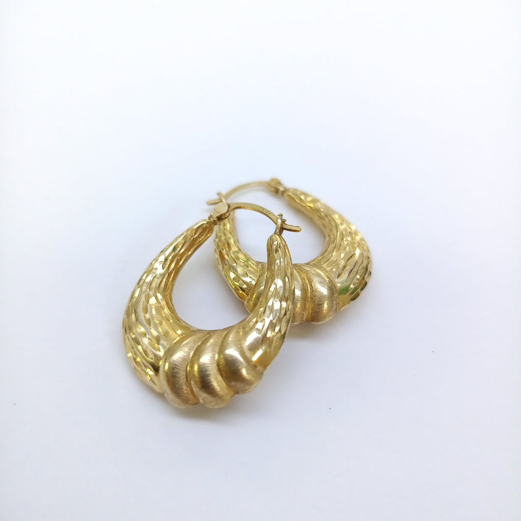 ARRACADAS PAR ORO 14 K 3,60 GRMS (SEMINUEVO)
