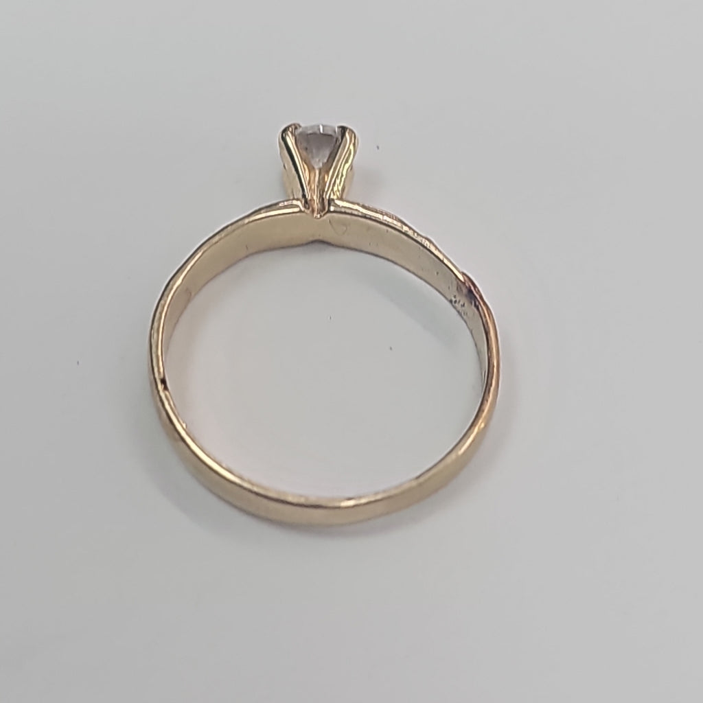 SOLITARIO ORO 14 K 1,70 GRMS (SEMINUEVO)