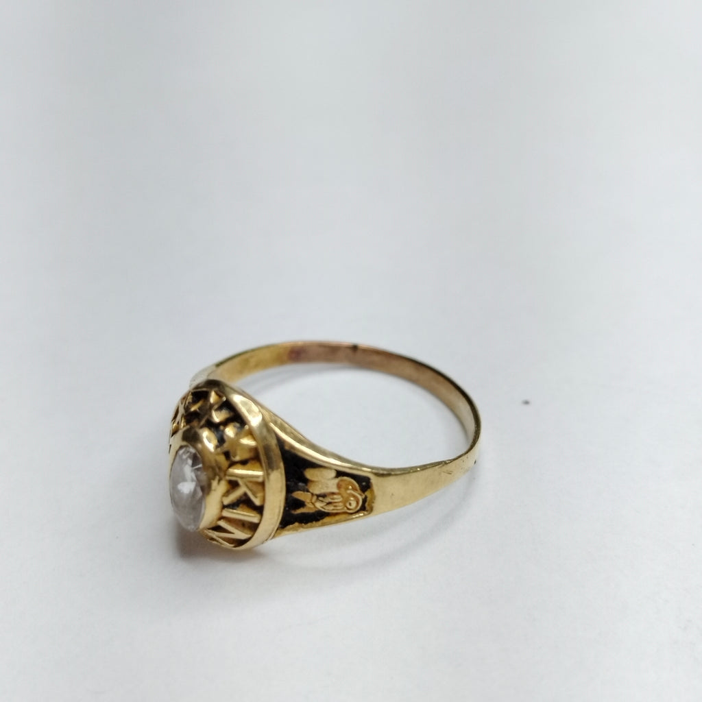 ANILLO DE GRADUACIÓN ORO 10 K 1,80 GRMS (SEMINUEVO)