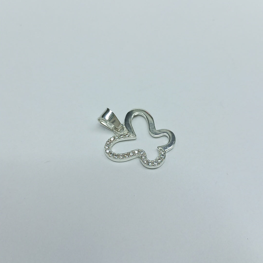 DIJE MARIPOSA C/CIRCONIAS PLATA .925 2.4 GR (NUEVO)