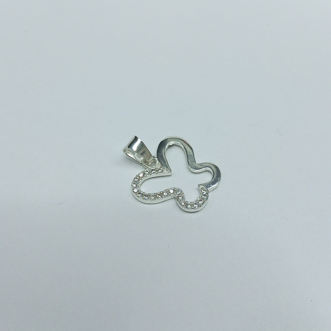 DIJE MARIPOSA C/CIRCONIAS PLATA .925 2.4 GR (NUEVO)