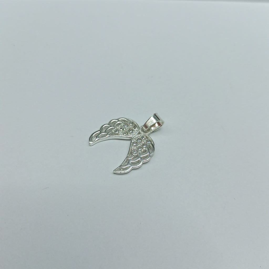 DIJE ALAS C/CIRCONIAS PLATA .925 2.2 GR (NUEVO)