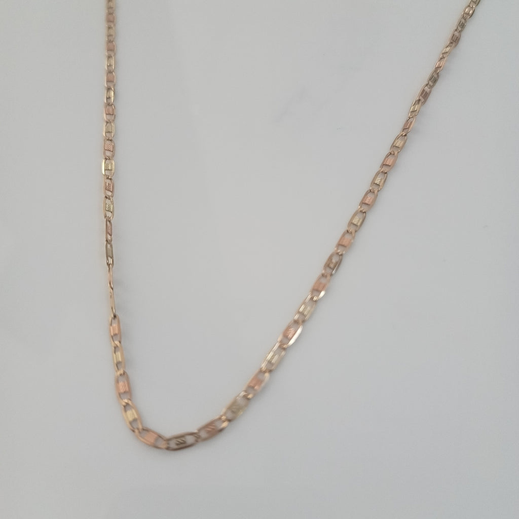 CADENA ORO, ORO COMBINADO 10 K 5.8 GRMS (SEMINUEVO)