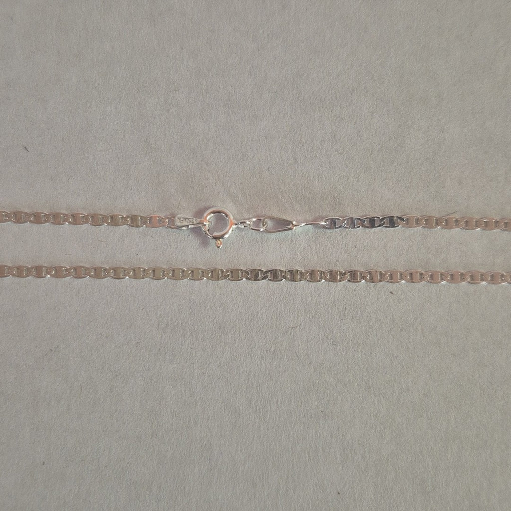 CADENA TEJIDO ESPEJO PLATA .925 60 CM 4.4 GR (NUEVO)