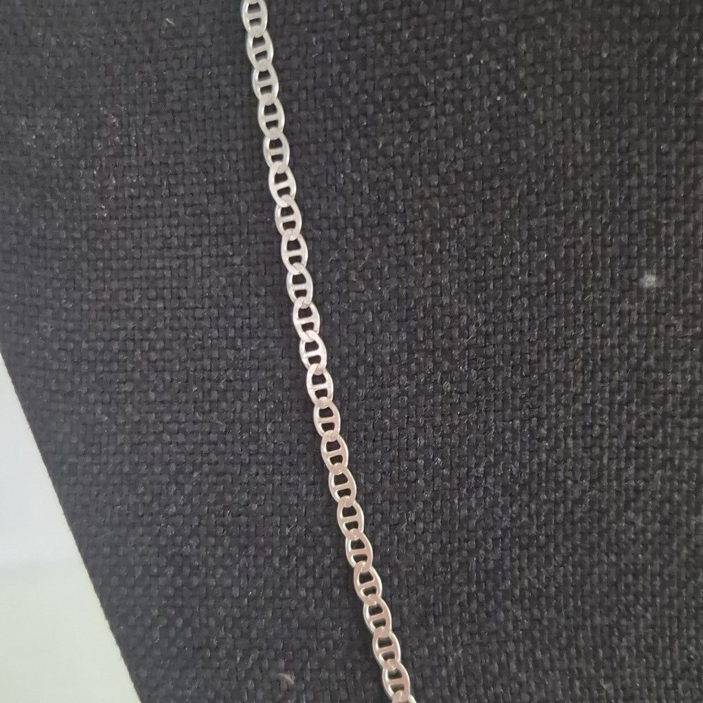CADENA TEJIDO GUCHI PLATA .925 60 CM 4 GR (NUEVO)