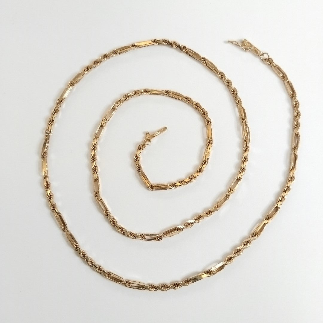 CADENA ORO 14 K 12,90 GRMS (SEMINUEVO)