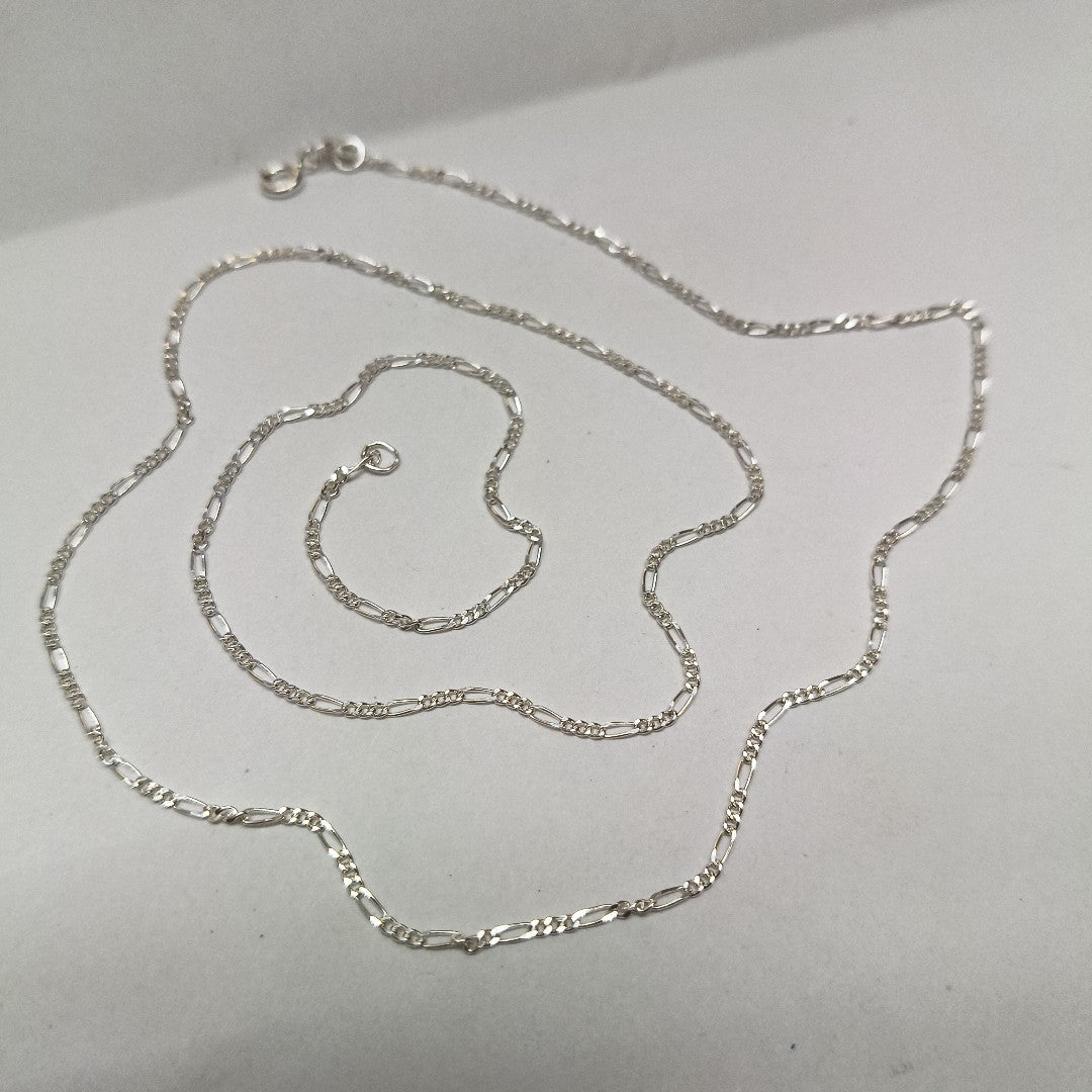CADENA TEJIDO 3X1 PLATA .925 55 CM 2.3 GR (NUEVO)