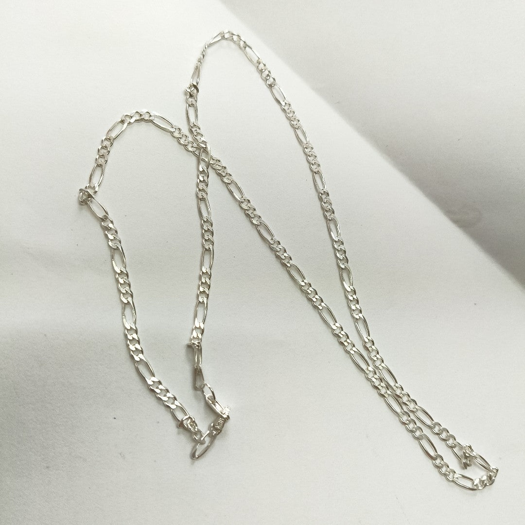 CADENA TEJIDO 3X1 PLATA .925 55 CM 7.7 GR (NUEVO)
