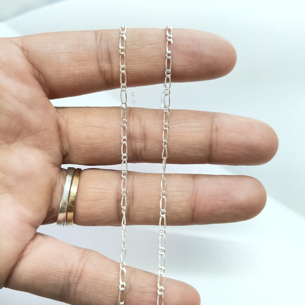 CADENA TEJIDO 1X1 PLATA .925 55 CM 3.2 GR (NUEVO)