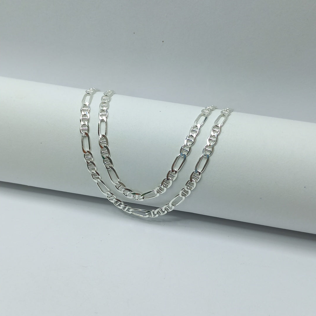 CADENA TEJIDO 3X1 PLATA .925 60 CM 8.4 GR (NUEVO)