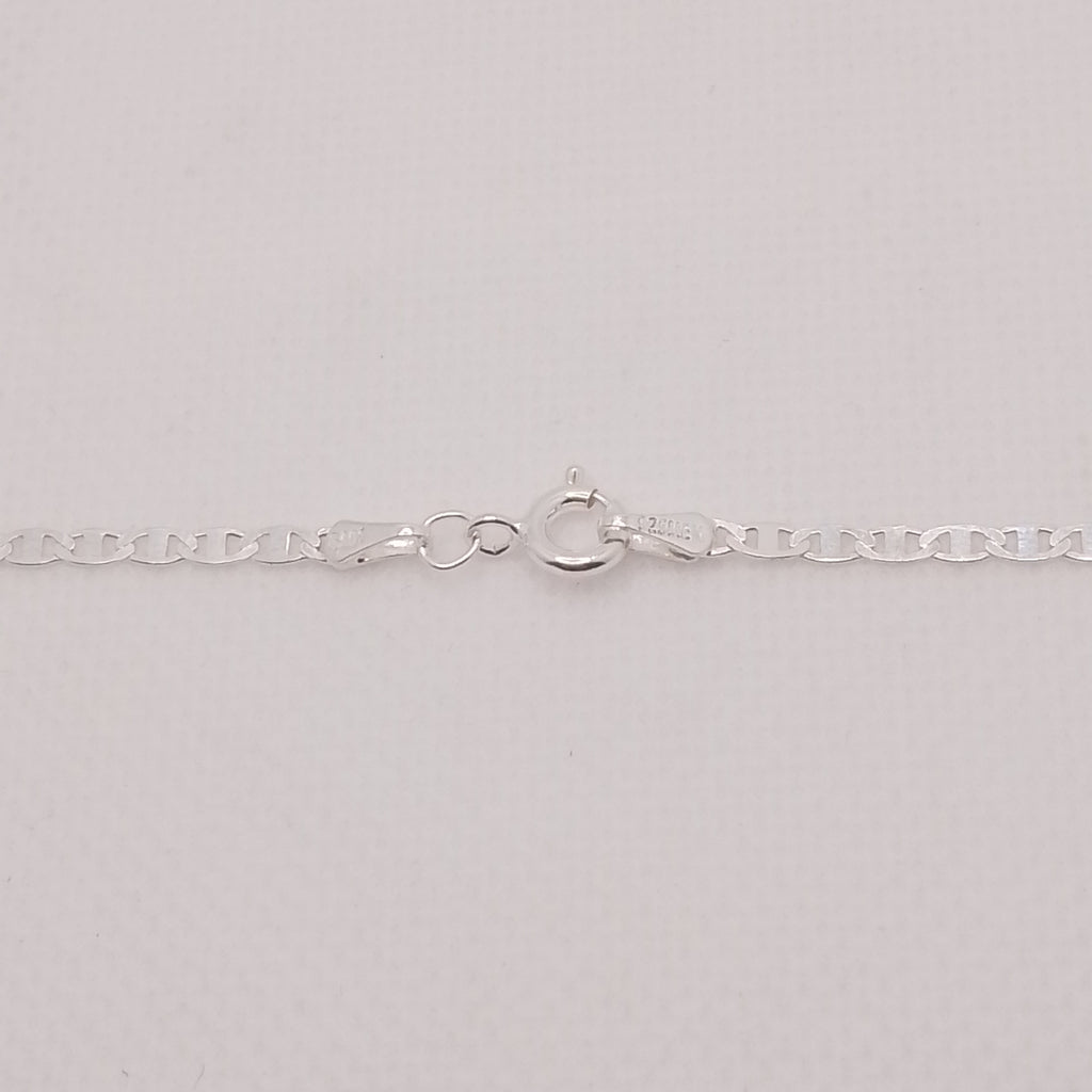 CADENA TEJIDO ESPEJO PLATA .925 60 CM 4.3 GR (NUEVO)