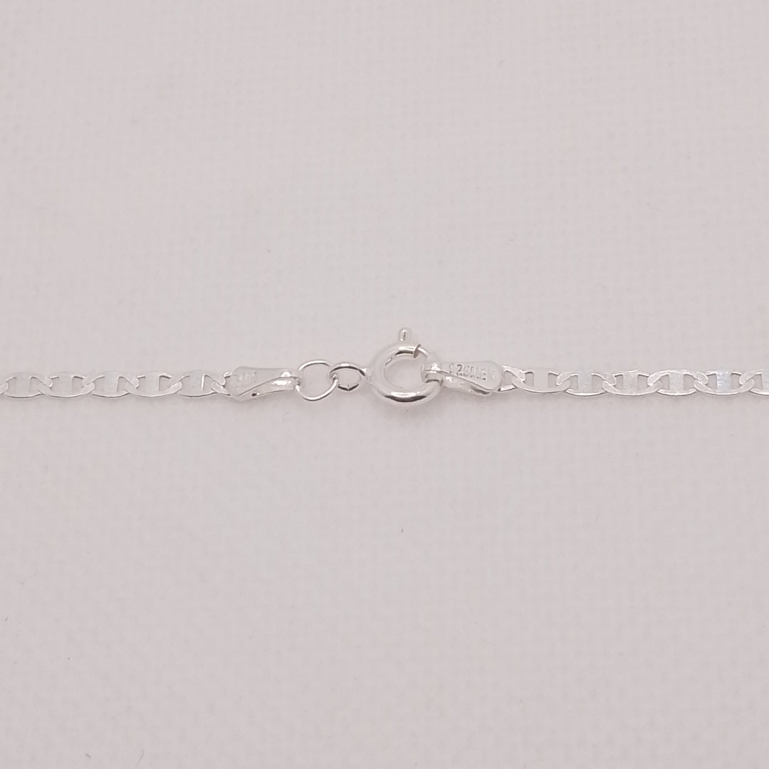 CADENA TEJIDO ESPEJO PLATA .925 60 CM 4.3 GR (NUEVO)