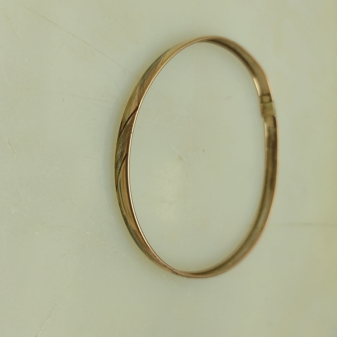 PULSERA, PULSERA RIGIDA ORO, ORO COMBINADO 10 K 4 GRMS (SEMINUEVO)