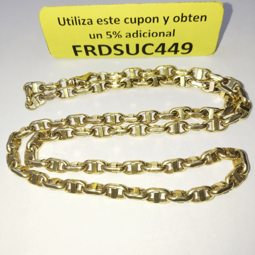 CADENA ORO 14 K 24.3 GRMS (SEMINUEVO)