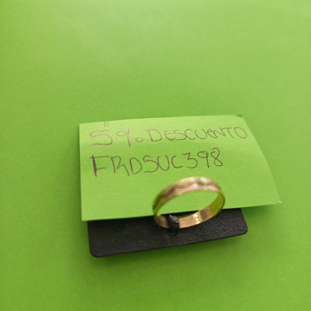 ARGOLLA ORO 10 K 0.8 GRMS (SEMINUEVO)