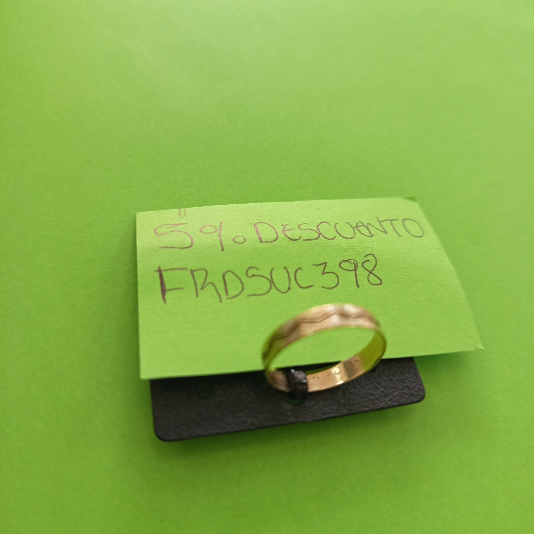 ARGOLLA ORO 10 K 0.8 GRMS (SEMINUEVO)
