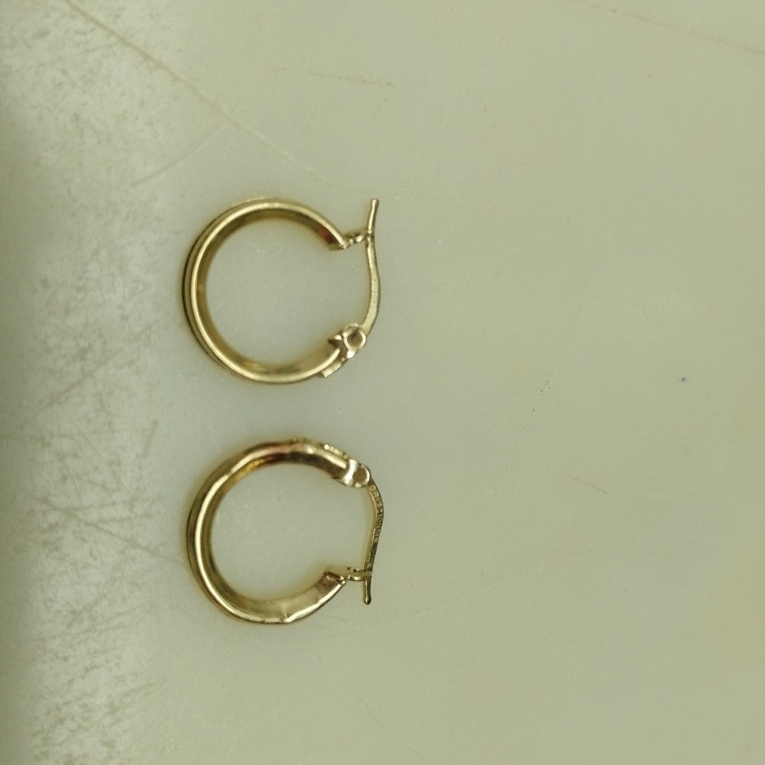 ARRACADAS PAR ORO 10 K 1.3 GRMS (SEMINUEVO)