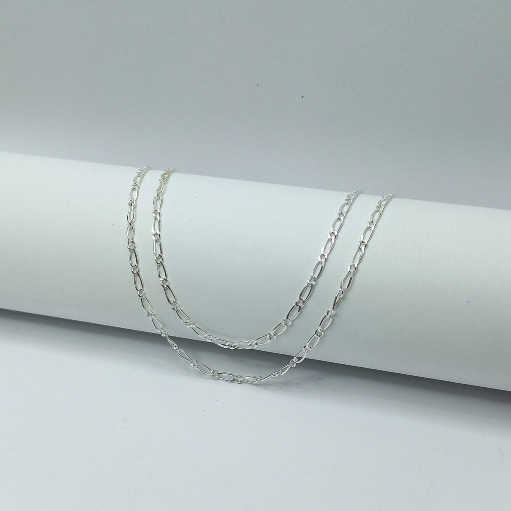 CADENA TEJIDO 1X1 PLATA .925 55 CM 3.2 GR (NUEVO)