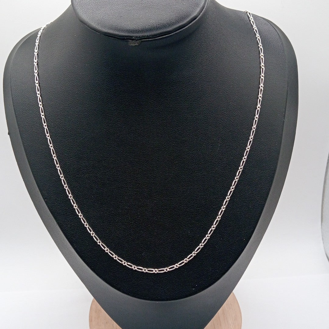 CADENA TEJIDO 1X1 PLATA .925 55 CM 3.3 GR (NUEVO)