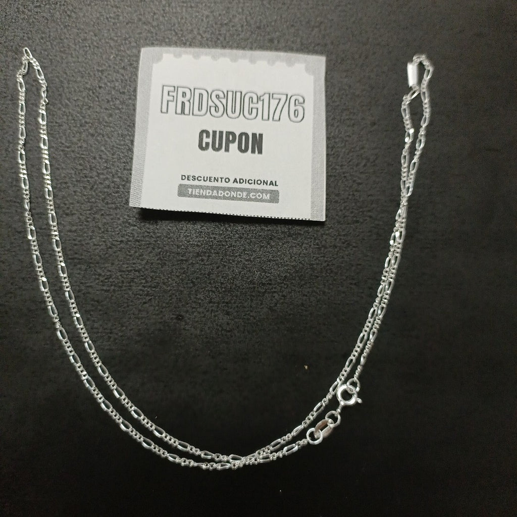 CADENA TEJIDO 3X1 PLATA .925 50 CM 2.2 GR (NUEVO)