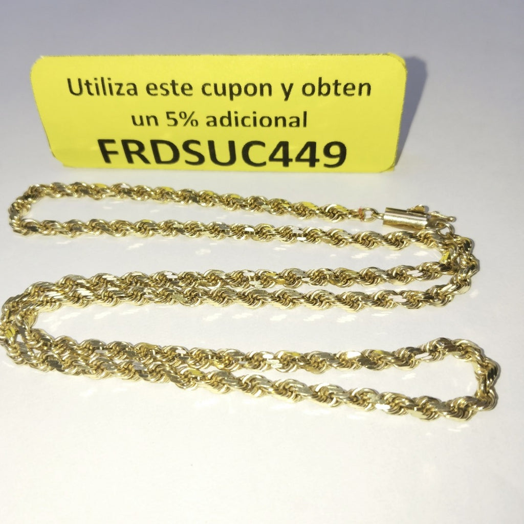 CADENA ORO 14 K 24 GRMS (SEMINUEVO)