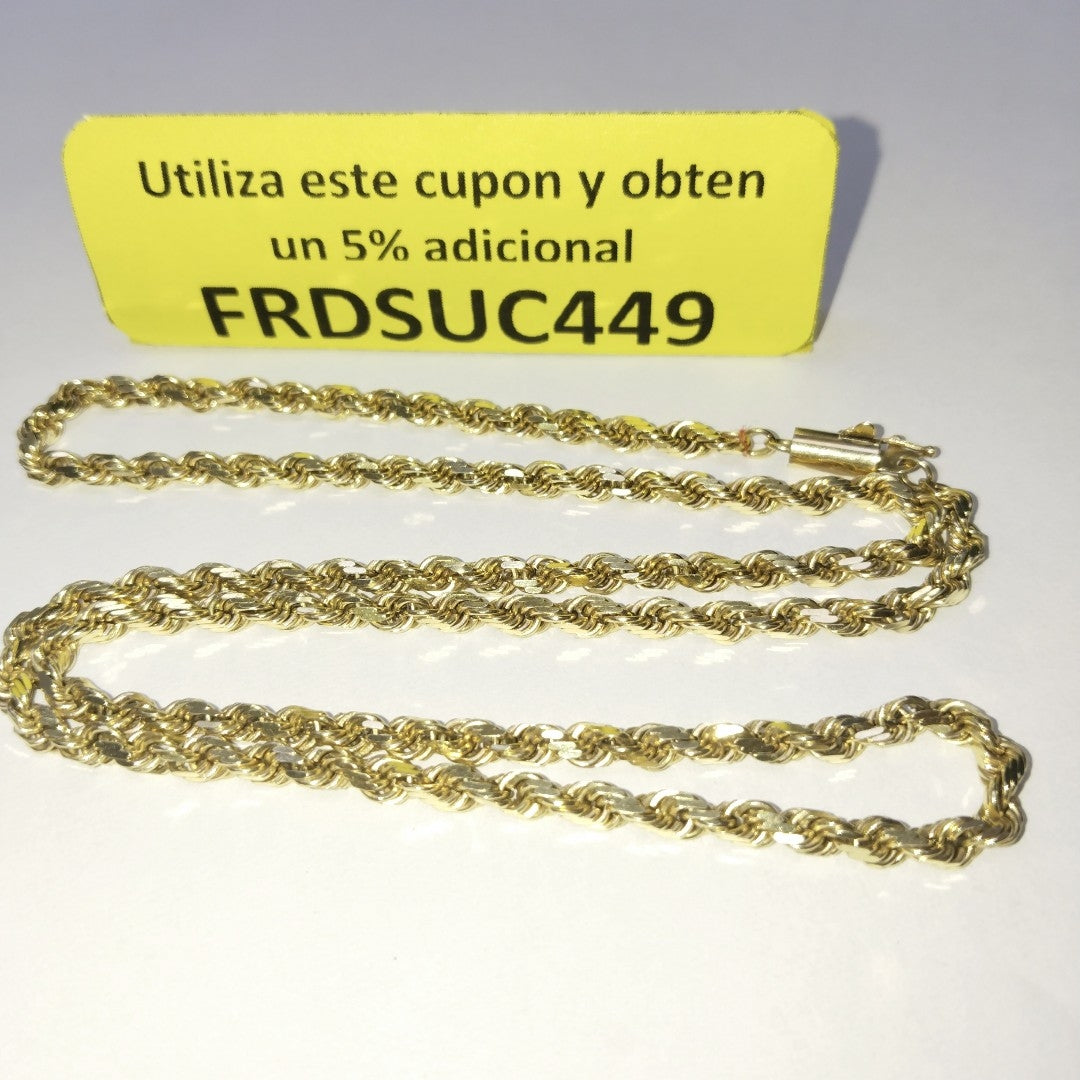 CADENA ORO 14 K 24 GRMS (SEMINUEVO)